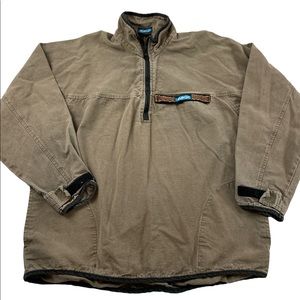 Men's Tan Pullover Jacket